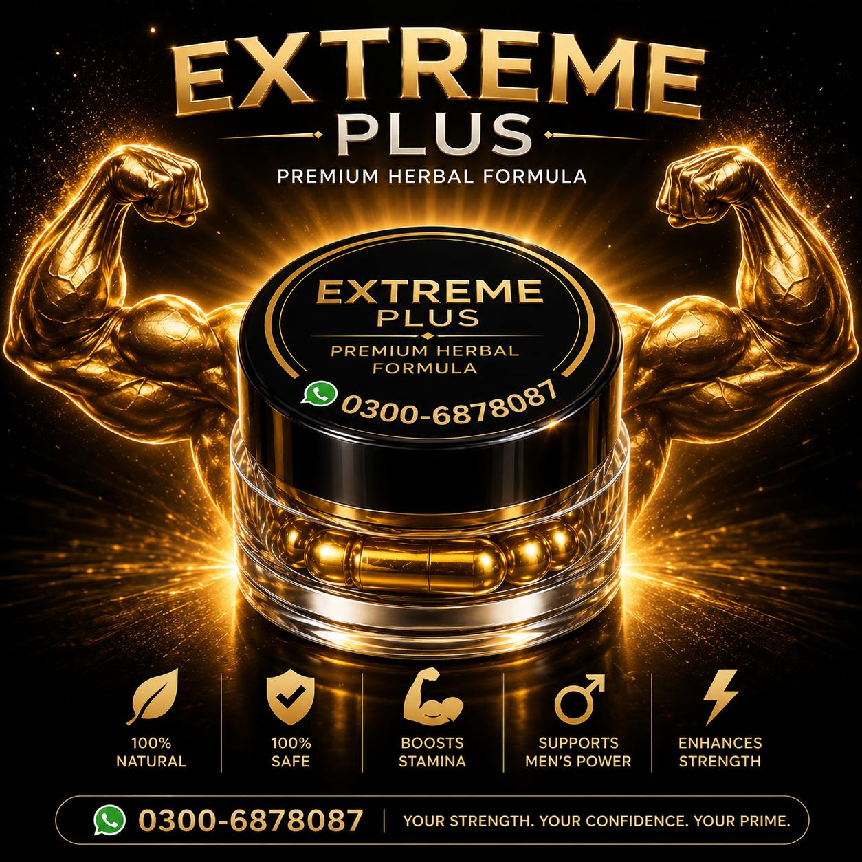 Extreme Plus | Mens Power Boost Naturally