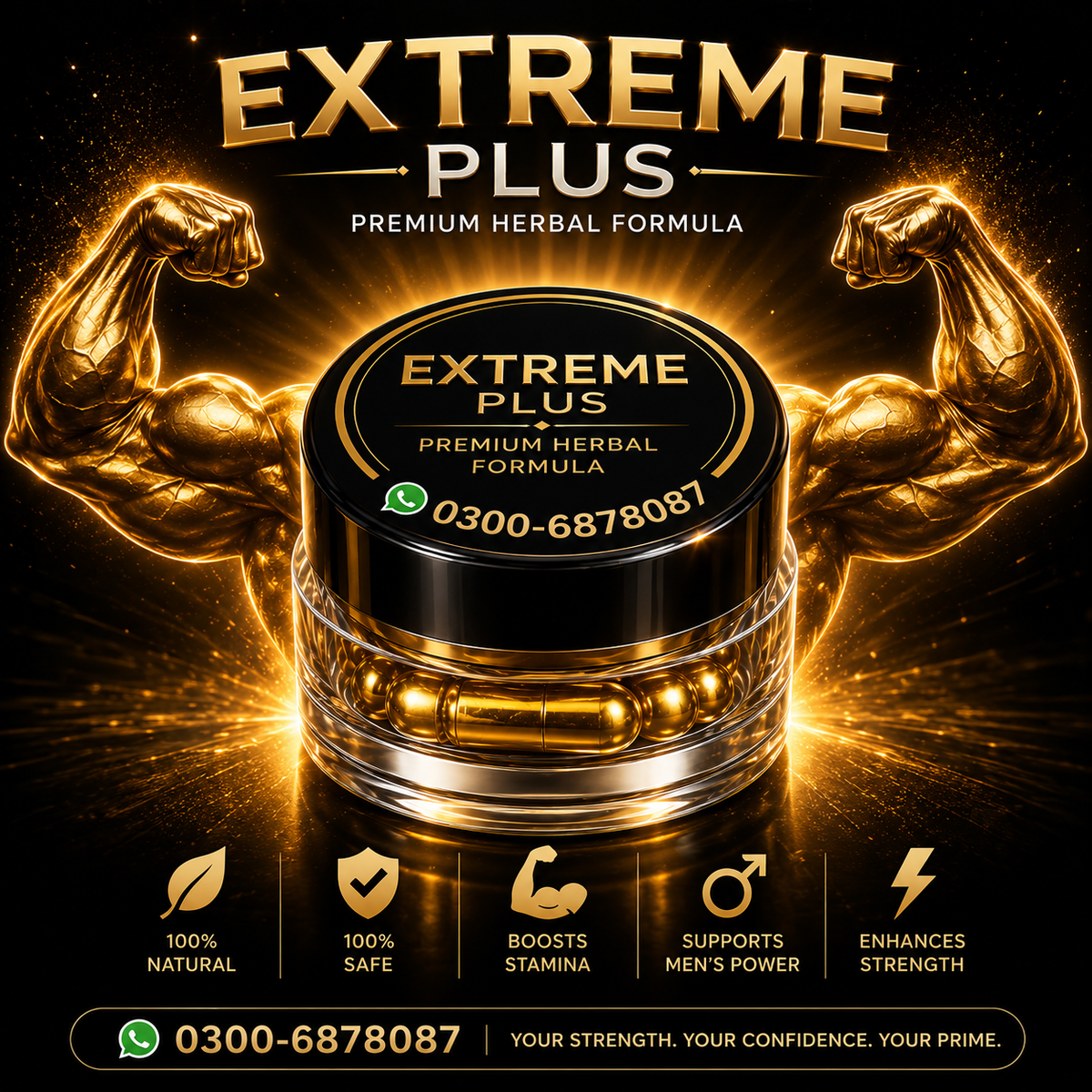Extreme Plus | Mens Power Boost Naturally